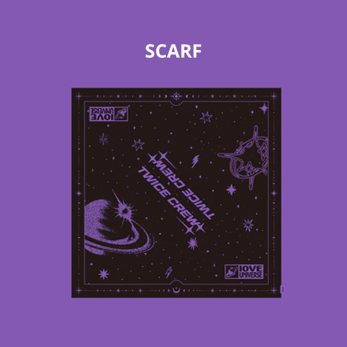 (PRE-ORDER)TWICE 10VE UNIVERSE POP-UP STORE - SCARF