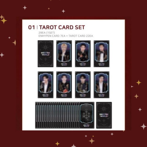 ENHYPEN WORLD ソウル ポップアップ TAROT CARD SET PRE-ORDER) ENHYPEN WORLD POP-UP STORE - TAROT CARD SET
