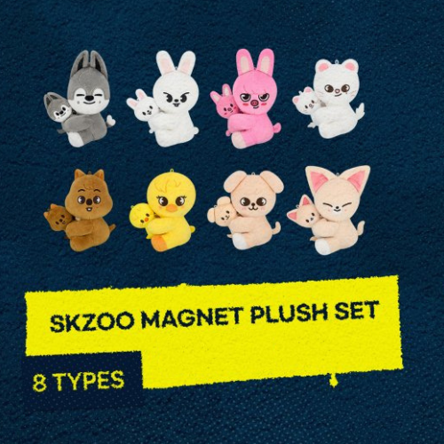 (PRE-ORDER) STRAYKIDS (DOMINATE) POP-UP - SKZOO MAGNET PLUSH SET