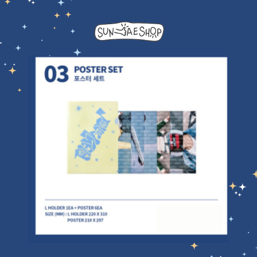 (PRE-ORDER) TWS "PLAY HARD" POP-UP STORE - POSTER SET