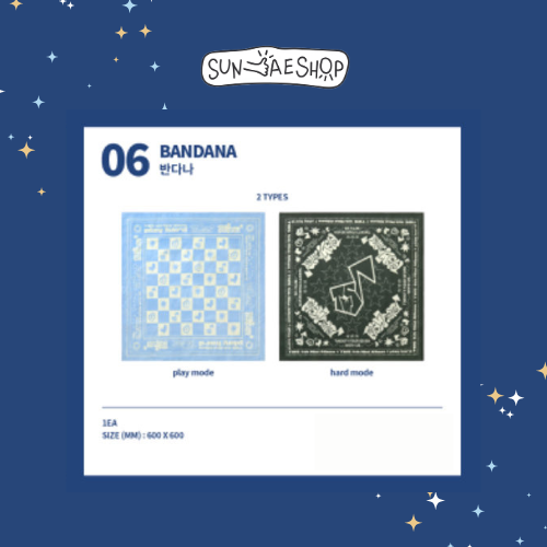 (PRE-ORDER) TWS "PLAY HARD" POP-UP STORE - BANDANA