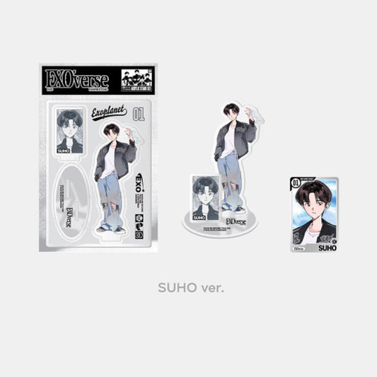 (PRE-ORDER) EXO FANMEETING <EXO’verse> - ILLUSTRATION ACRYLIC STAND SET