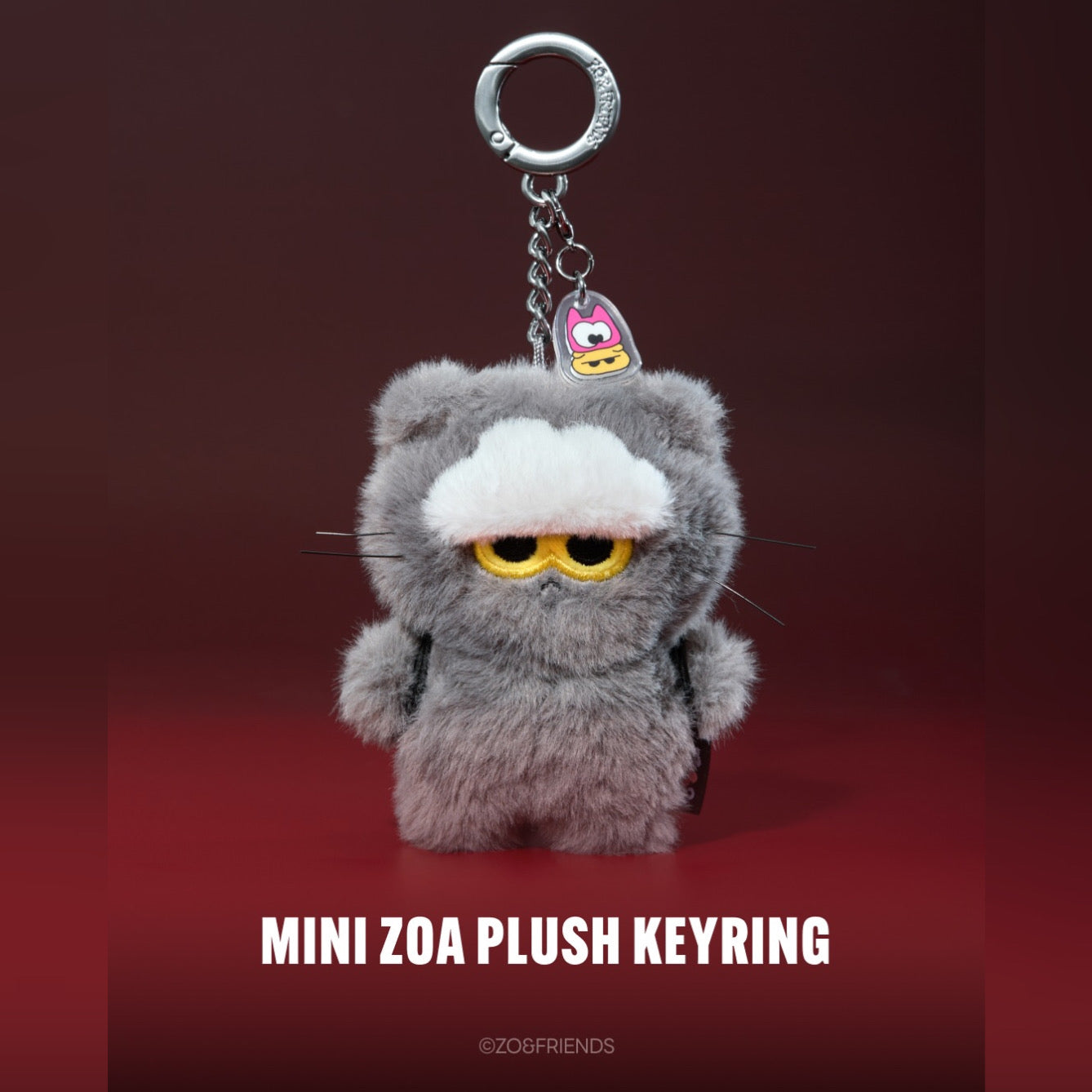 (PRE-ORDER) G-DRAGON x ZO&FRIENDS: ZOAful MINI - ZOA PLUSH KEYRING