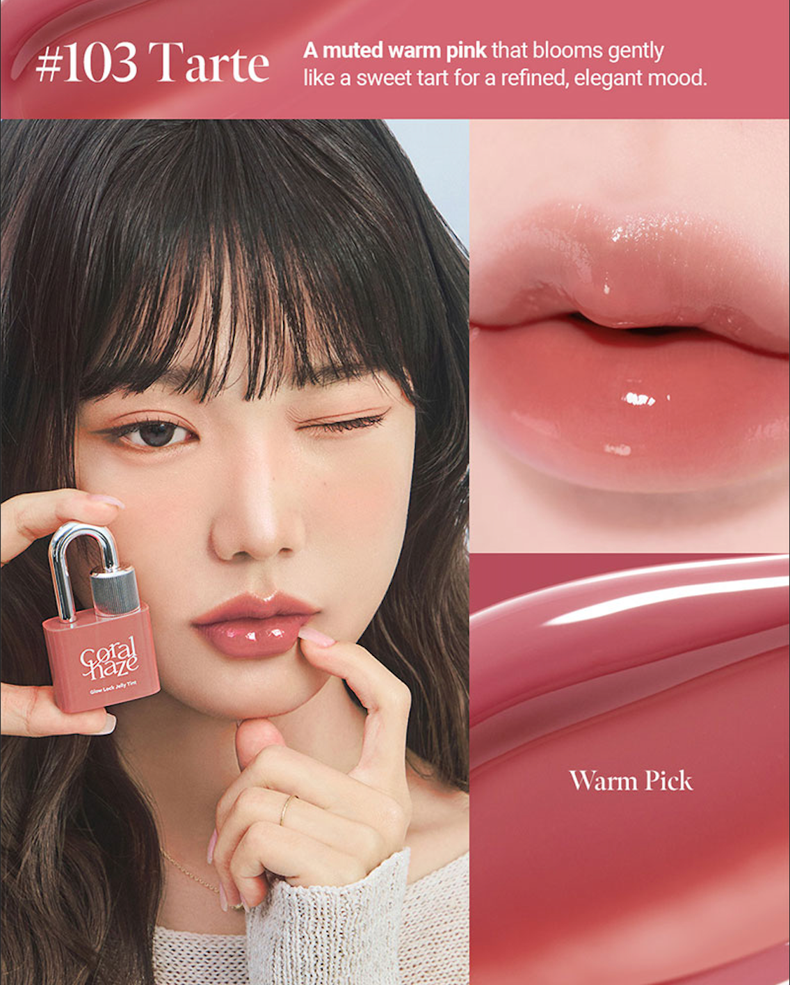 Coralhaze Glow Lock Jelly Tint