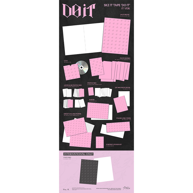 (PRE-ORDER) Stray Kids – SKZ IT TAPE ‘DO IT’ (DO Ver. / IT Ver.)