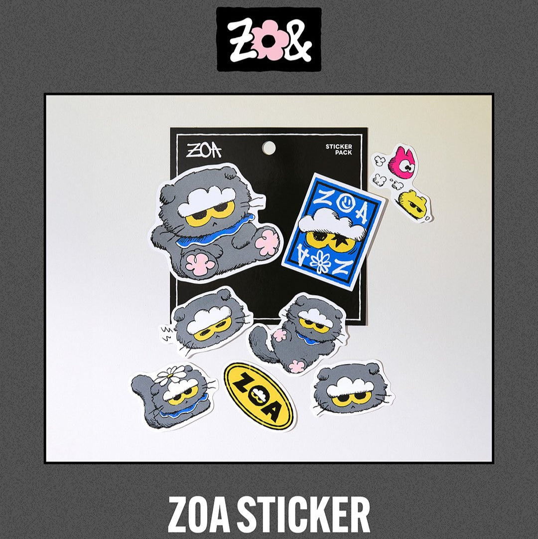 ZO&FRIENDS POP-UP STORE - ZOA or A&NE Sticker Set