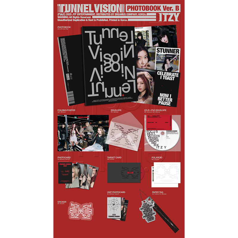 (PRE-ORDER) ITZY – Tunnel Vision (Photobook Ver.)