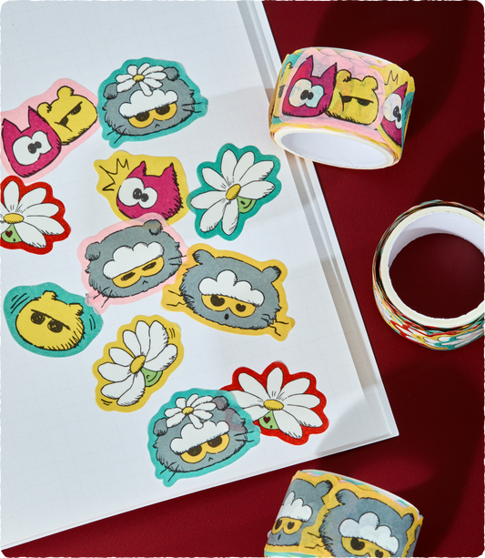 (PRE-ORDER) G-DRAGON x ZO&FRIENDS: ZOAful - ROLL STICKER