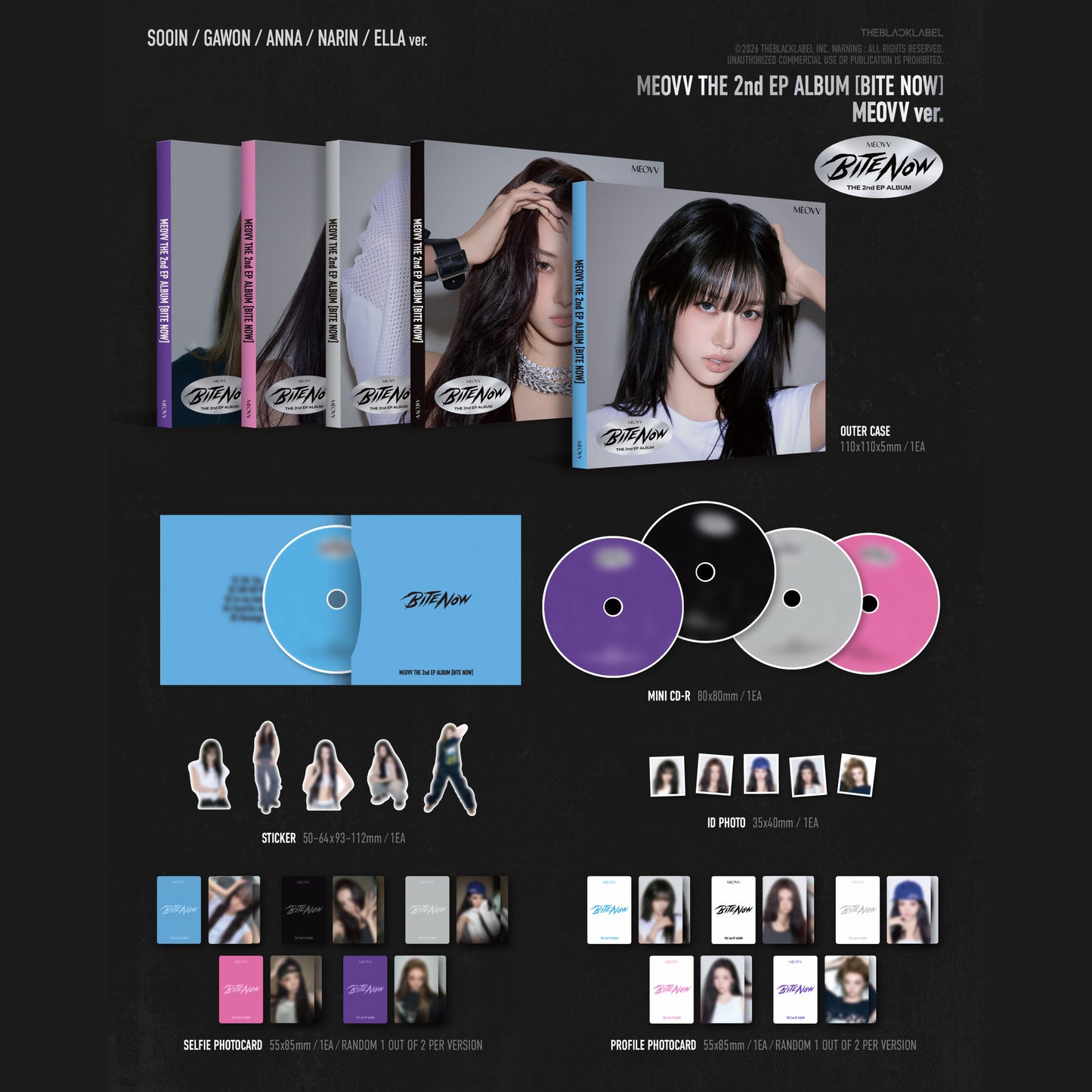 (PRE-ORDER) MEOVV 2nd EP [BITE NOW] (MEOVV ver.)