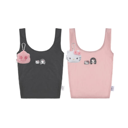 (PRE-ORDER) HELLO KITTY x JISOO - FOLDABLE BAG