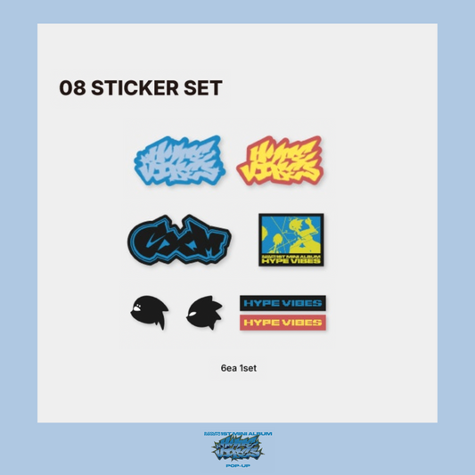 [PRE-ORDER] S.COUPS X MINGYU “HYPE VIBES” POP-UP Sticker Set