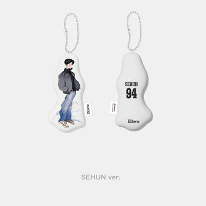 (PRE-ORDER) EXO FANMEETING <EXO’verse> - RANDOM CUSHION KEY RING