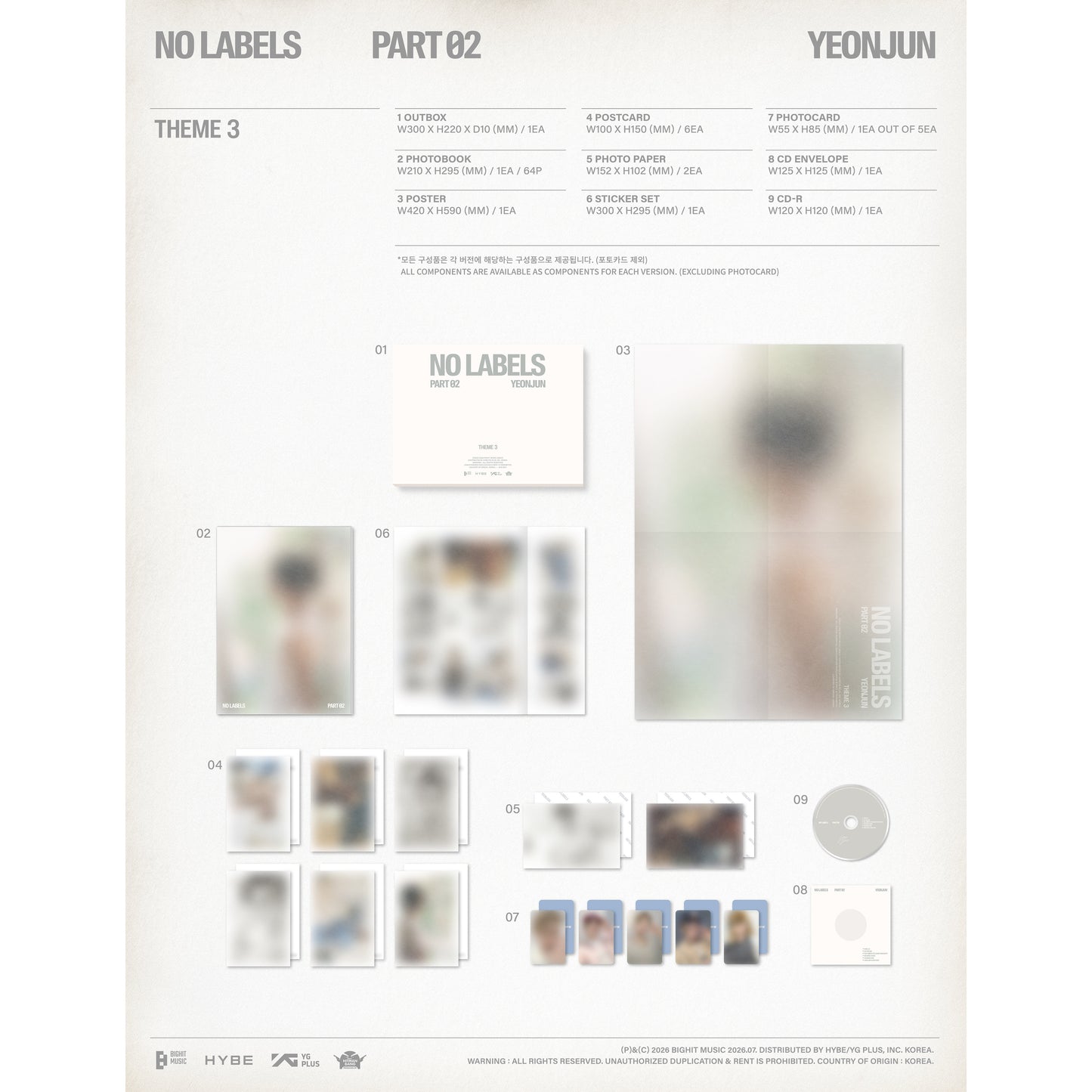 (PRE-ORDER) YEONJUN - [NO LABELS: PART 02]