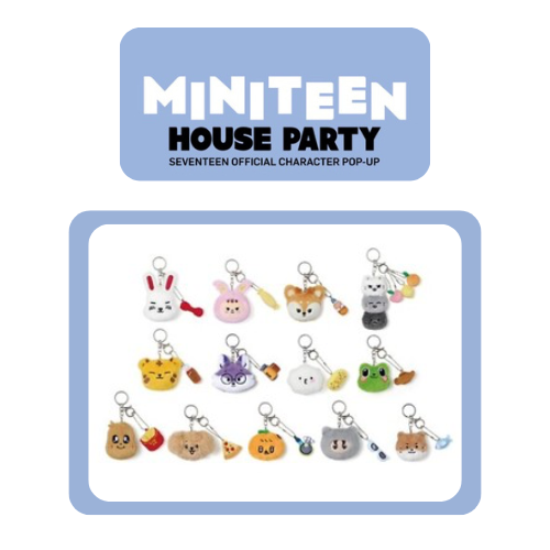 FACE PLUSH KEYRING (CHANDALEE) - MINI TEEN HOUSE