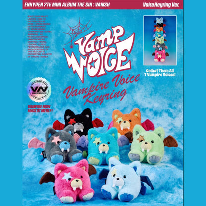 (PRE-ORDER) ENHYPEN THE SIN : VANISH - VAMPIRE VOICE KEYRING