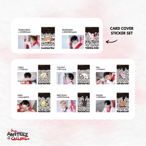 (PRE-ORDER) ANITEEZ IN THE CALLING - Card Cover Sticker Set (8 Versions)