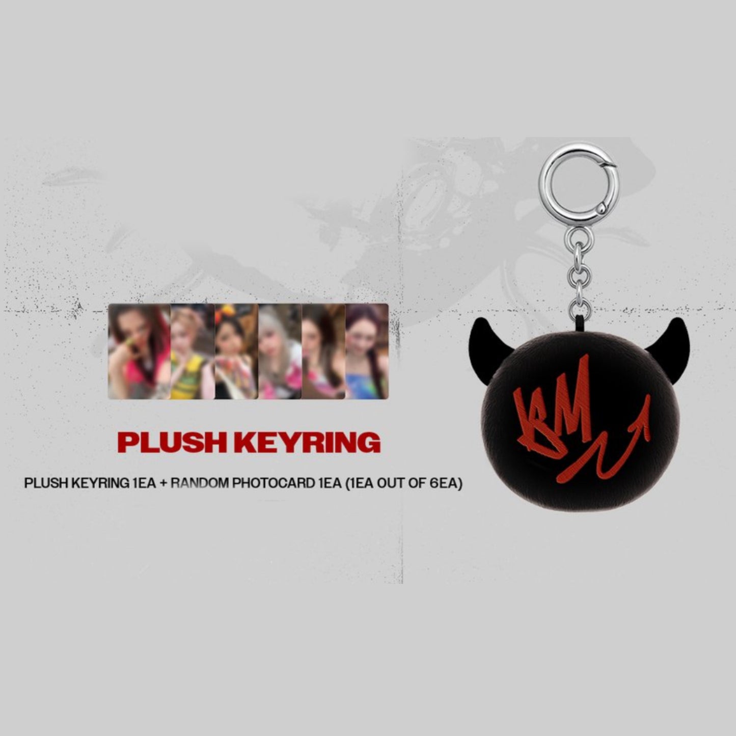 (PRE-ORDER) BABYMONSTER '𝑷𝑺𝒀𝑪𝑯𝑶' MD - PLUSH KEYRING