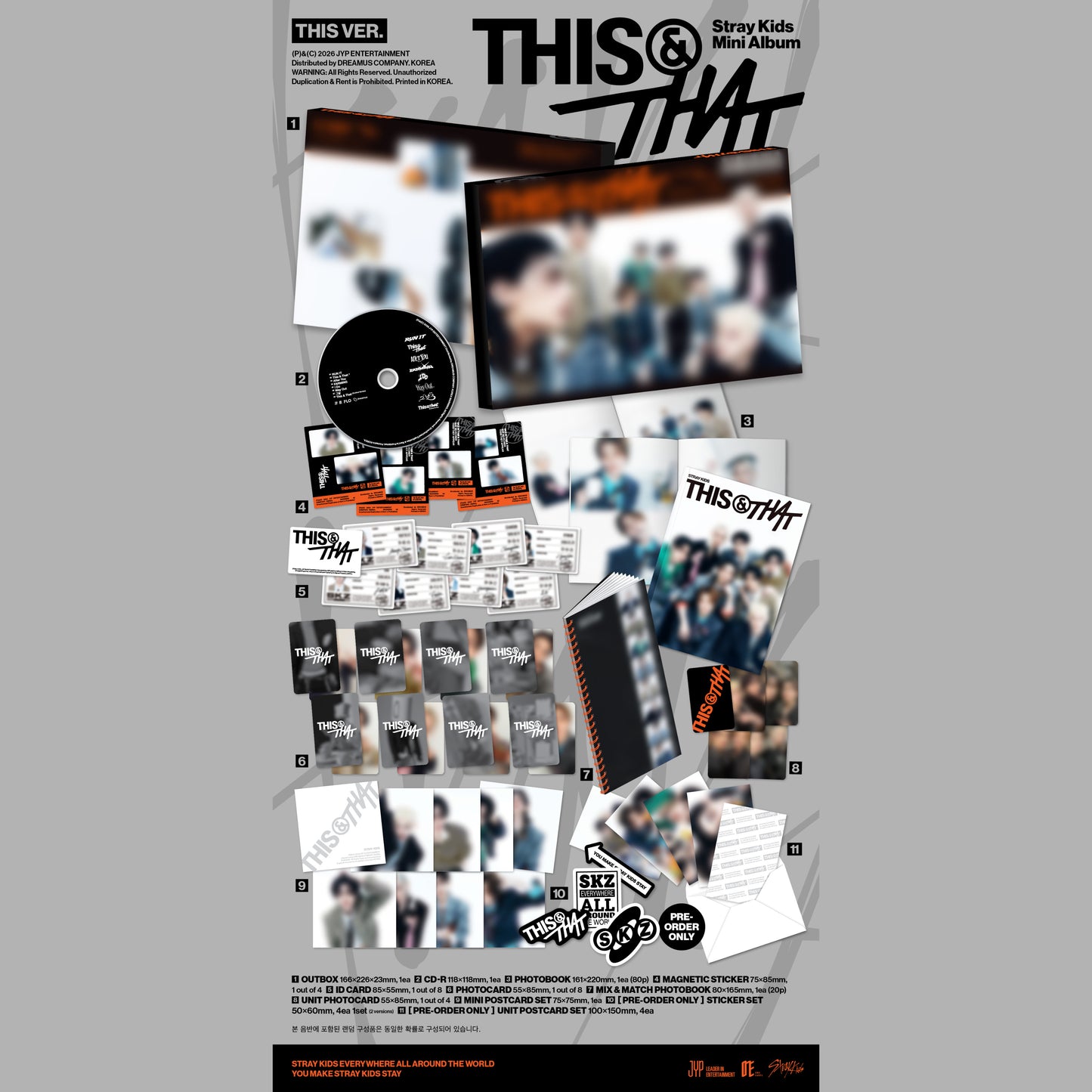 (PRE-ORDER) Stray Kids - 10th Mini Album [THIS & THAT]