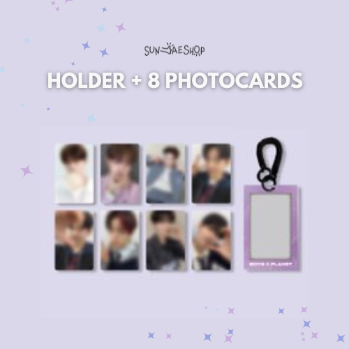 (PRE-ORDER) BOYS II PLANET POP-UP STORE - Holder & 8 Photocard Set