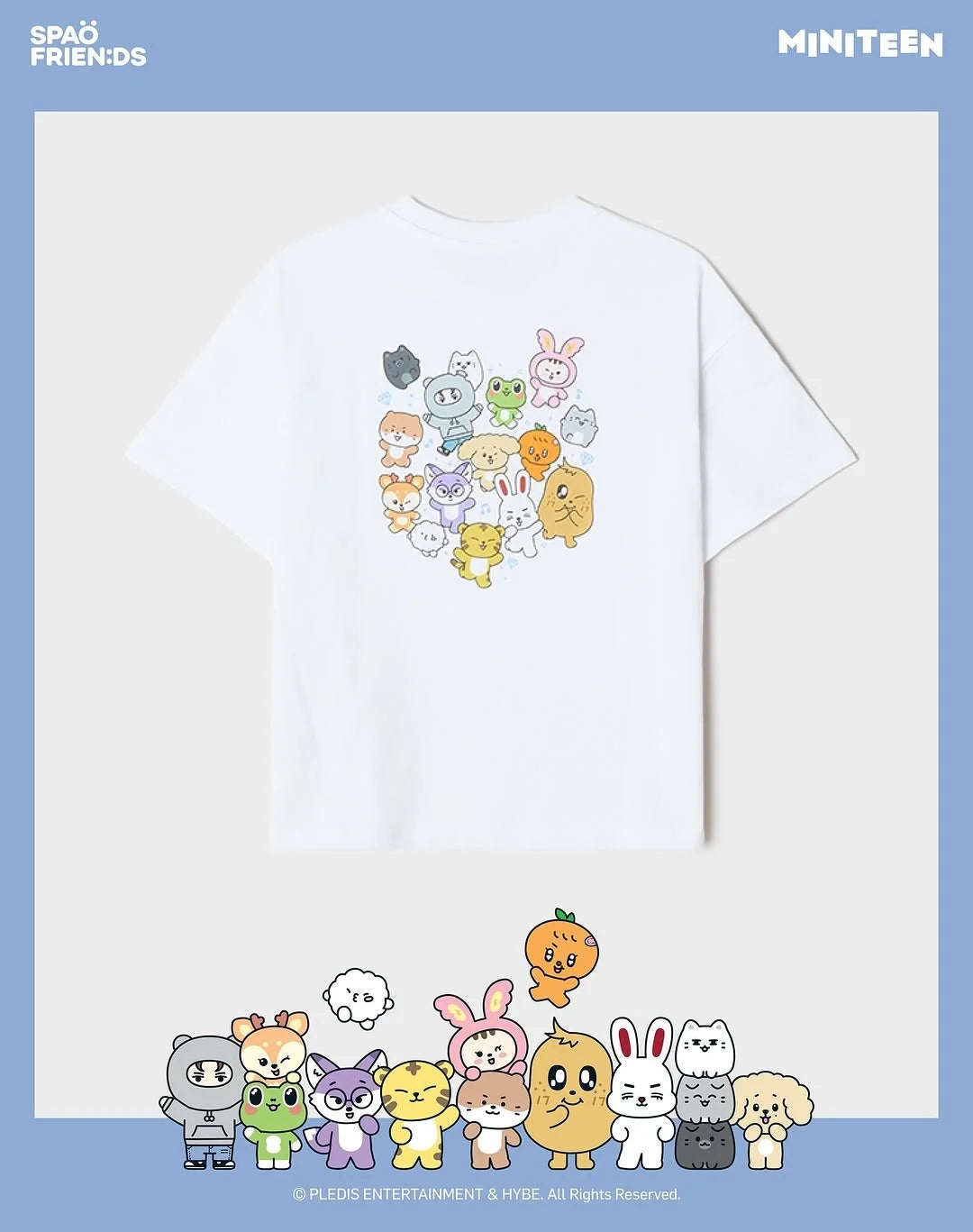 (PRE-ORDER) MINITEEN&SPAO - KIDS SHORT-SLEEVE T-SHIRT
