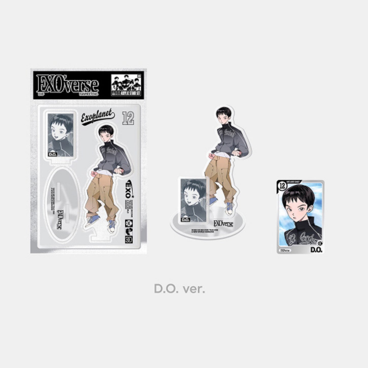 (PRE-ORDER) EXO FANMEETING <EXO’verse> - ILLUSTRATION ACRYLIC STAND SET