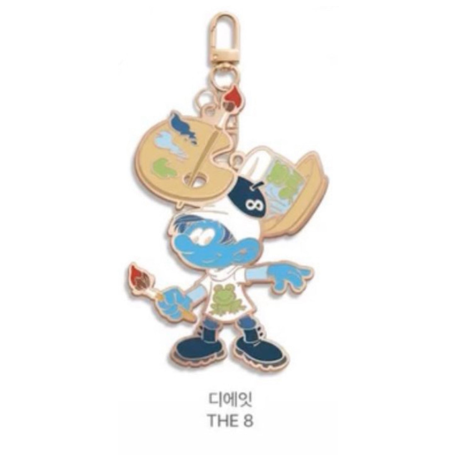 (PRE-ORDER) SEVENTEEN x THE SMURFS x ISAAC TOAST - KEYRING (RANDOM)