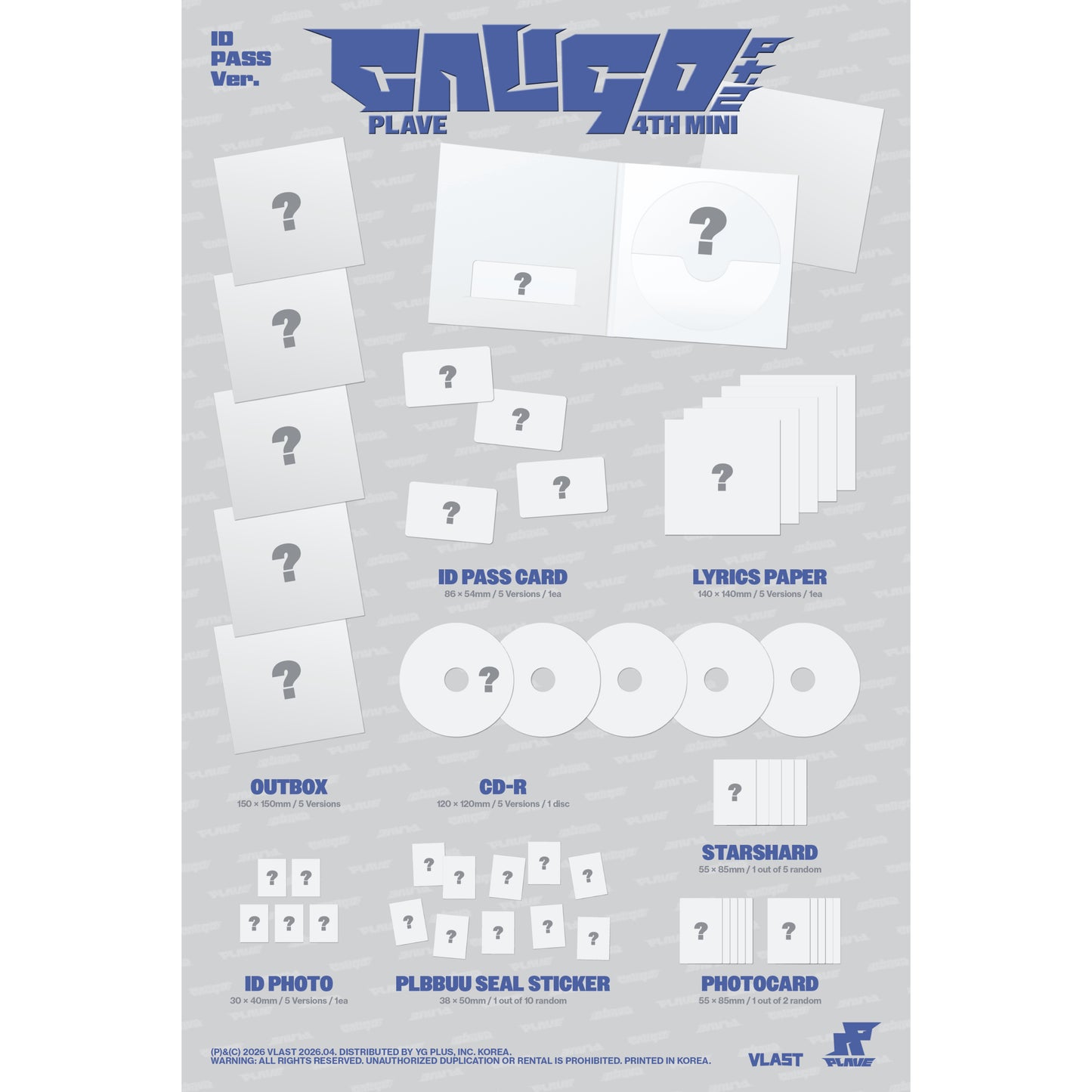 (Pre-Order) PLAVE 'Caligo Pt.2' (ID PASS Ver.)