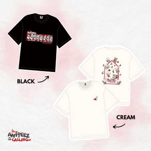 (PRE-ORDER) ANITEEZ IN THE CALLING - T-Shirts (Black / Cream, 2 Sizes)