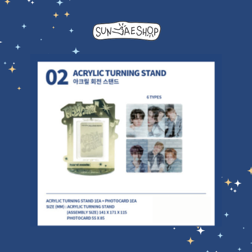 (PRE-ORDER) TWS "PLAY HARD" POP-UP STORE - ACRYLIC TURNING STAND