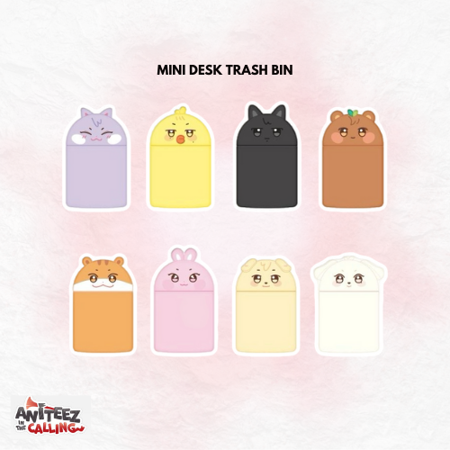 (PRE-ORDER) ANITEEZ IN THE CALLING - Mini Desk Trash Bin (8 types)