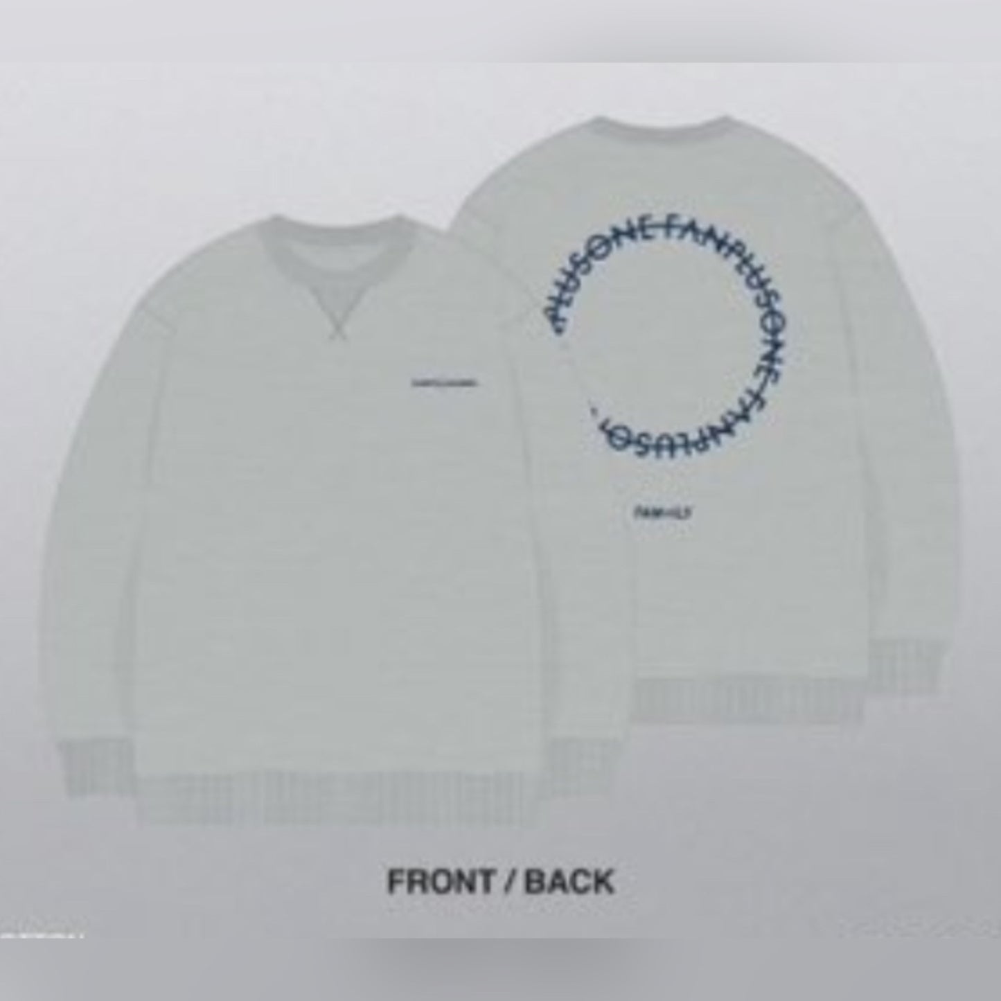(PRE-ORDER) G-DRAGON FANMEETING MD MERCH - SWEAT SHIRT