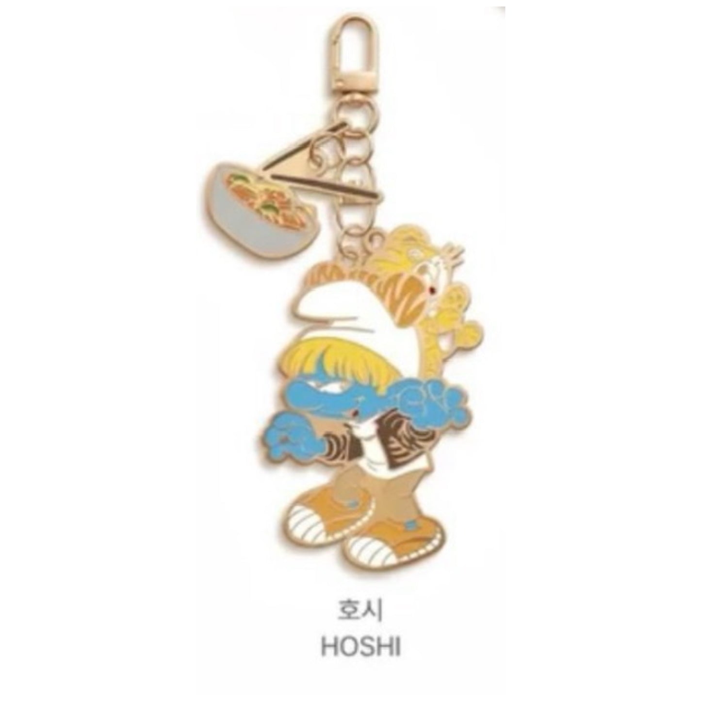(PRE-ORDER) SEVENTEEN x THE SMURFS x ISAAC TOAST - KEYRING (RANDOM)