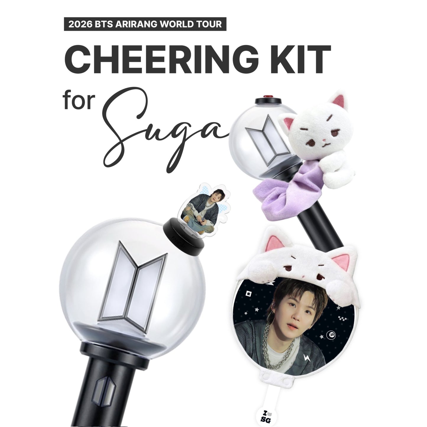 (PRE-ORDER) BTS ARIRANG TOUR CHEERING KIT - SUGA