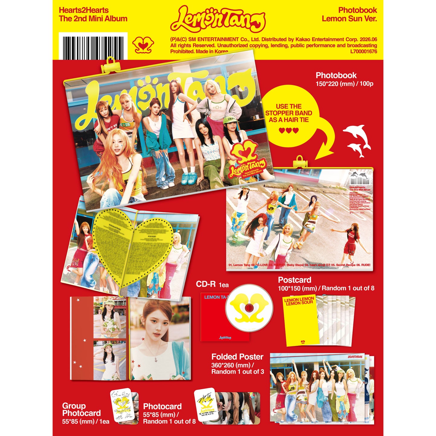 (PRE-ORDER) Hearts2Hearts [Lemon Tang] (Photobook Ver.)