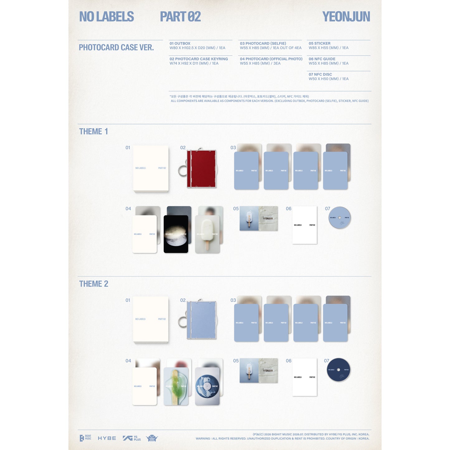 (PRE-ORDER) YEONJUN - [NO LABELS: PART 02] (Photocard Case Ver.)