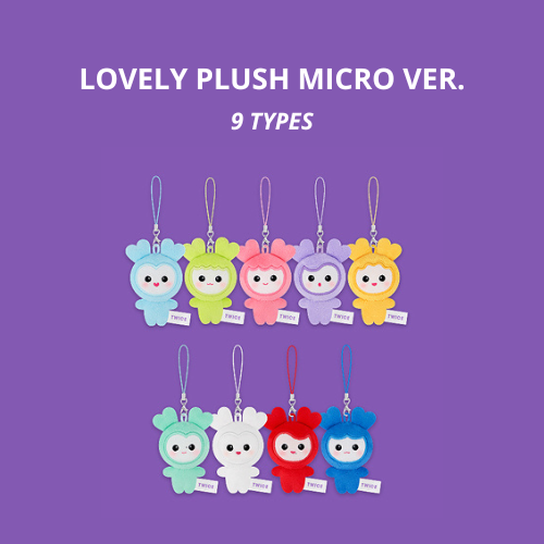 (PRE-ORDER)TWICE 10VE UNIVERSE POP-UP STORE - LOVELY PLUSH MICRO VER.