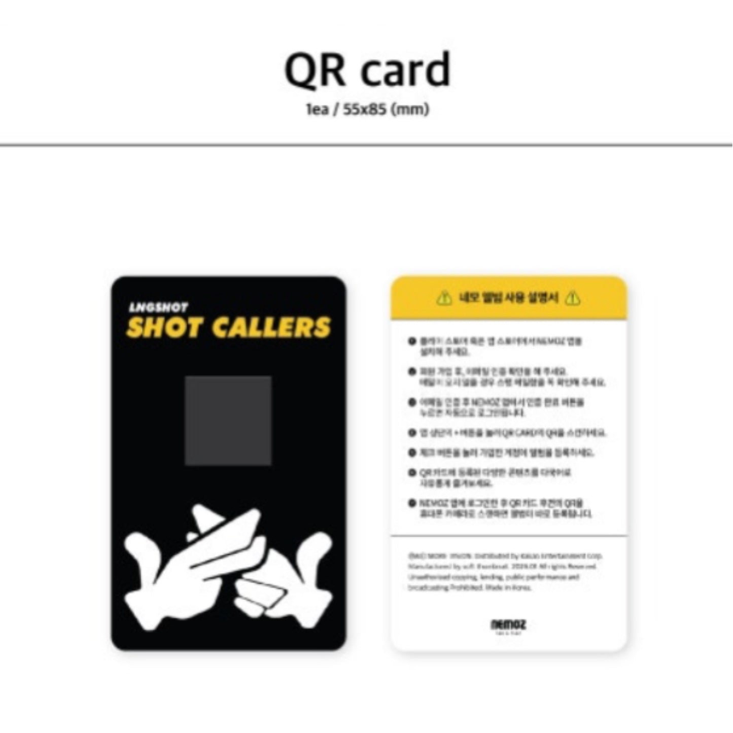 (PRE-ORDER) LNGSHOT DEBUT EP ALBUM - CHARACTER VER. (RANDOM)