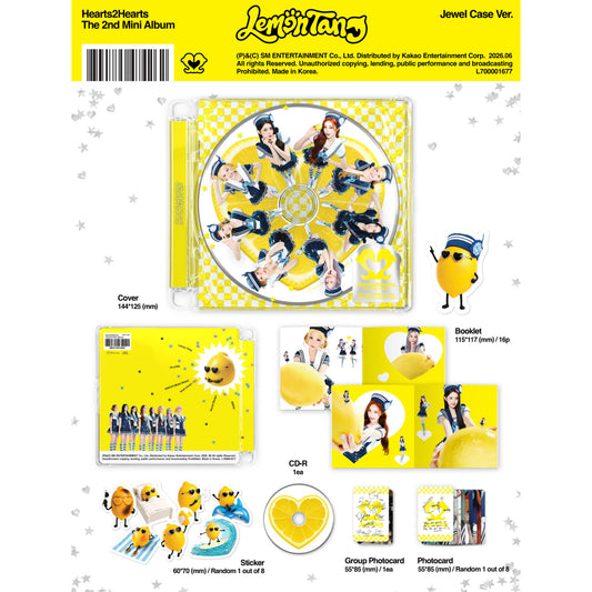 (PRE-ORDER) Hearts2Hearts [Lemon Tang] (Jewel Case Ver.)