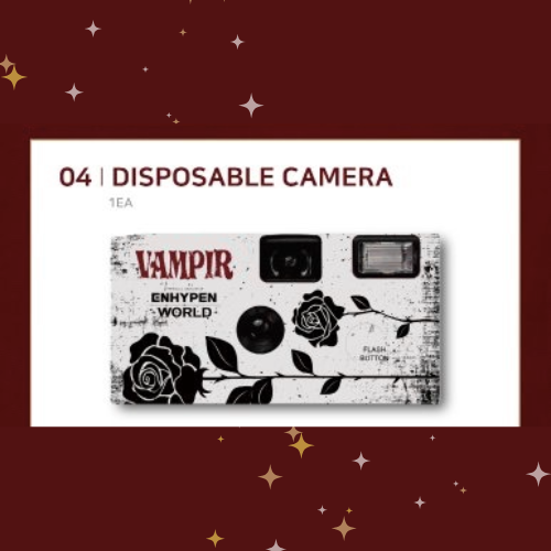 (PRE-ORDER) ENHYPEN WORLD POP-UP STORE - DISPOSABLE CAMERA