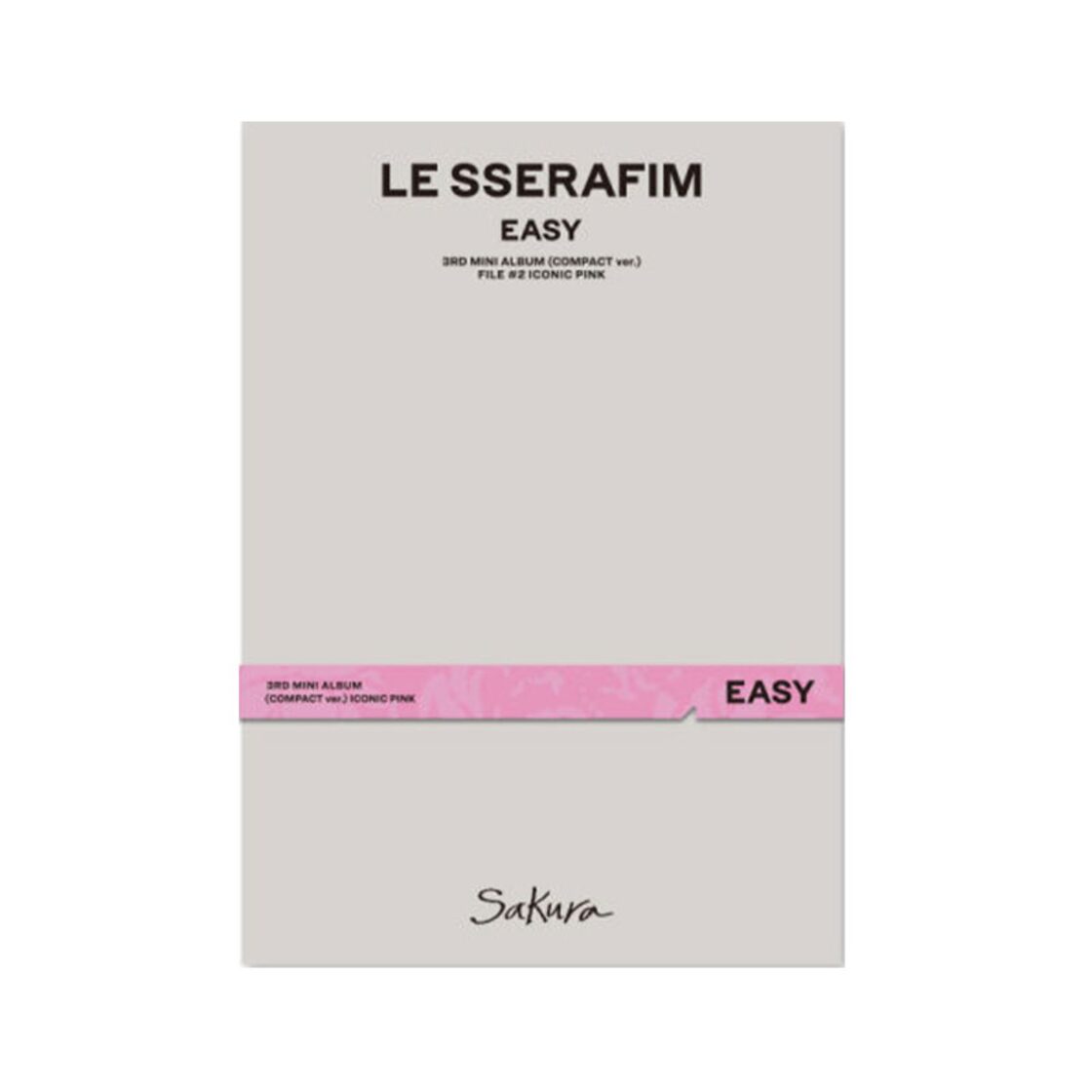 LE SSERAFIM “Easy” 3rd Mini Album (COMPACT ver.)