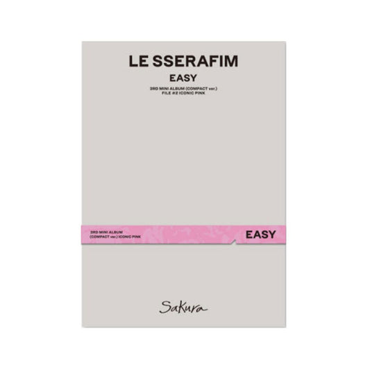 LE SSERAFIM “Easy” 3rd Mini Album (COMPACT ver.)