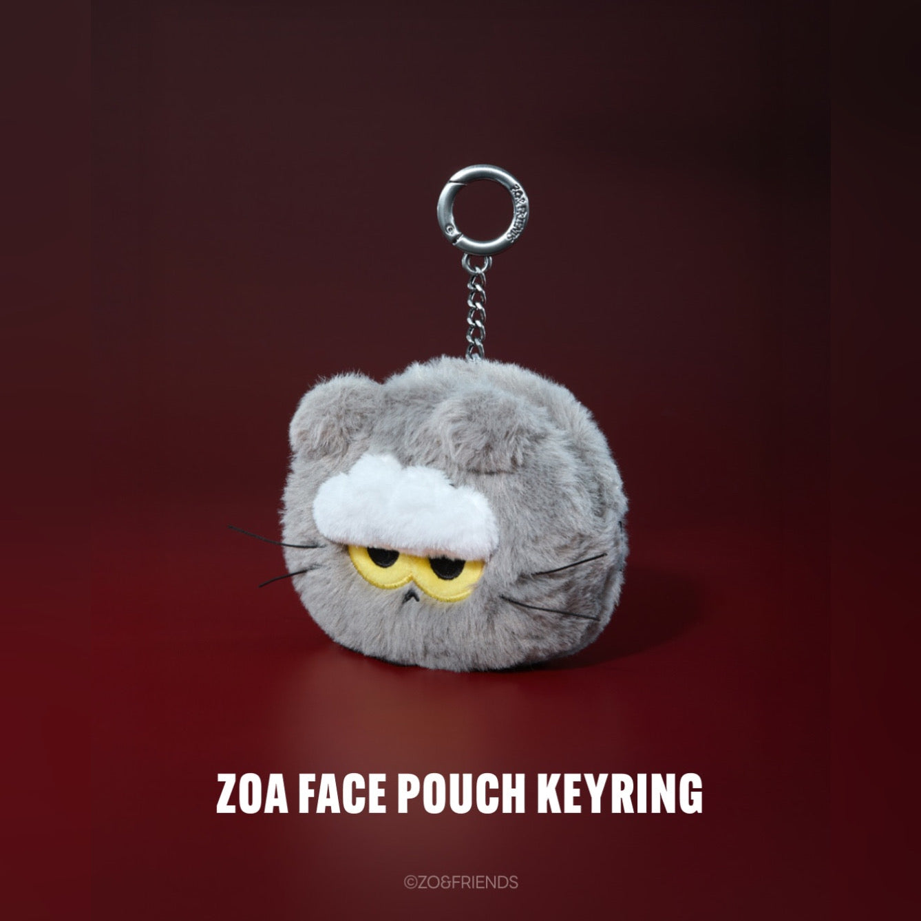 (PRE-ORDER) G-DRAGON x ZO&FRIENDS: ZOAful - ZOA FACE POUCH KEYRING