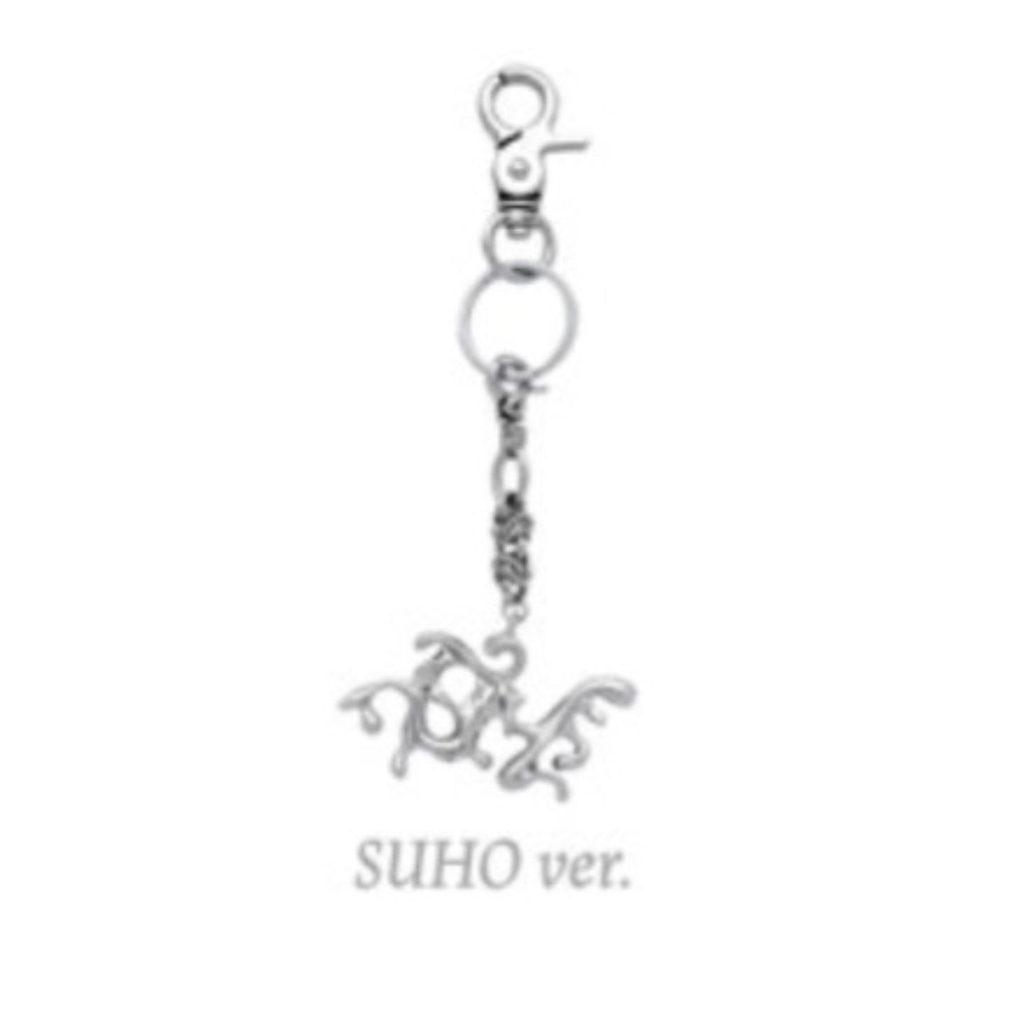 (PRE-ORDER) EXO POP-UP [REVERXE THE WORLD] - METAL CHARM KEY RING