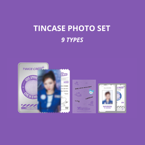 (PRE-ORDER)TWICE 10VE UNIVERSE POP-UP STORE - TINCASE PHOTO SET