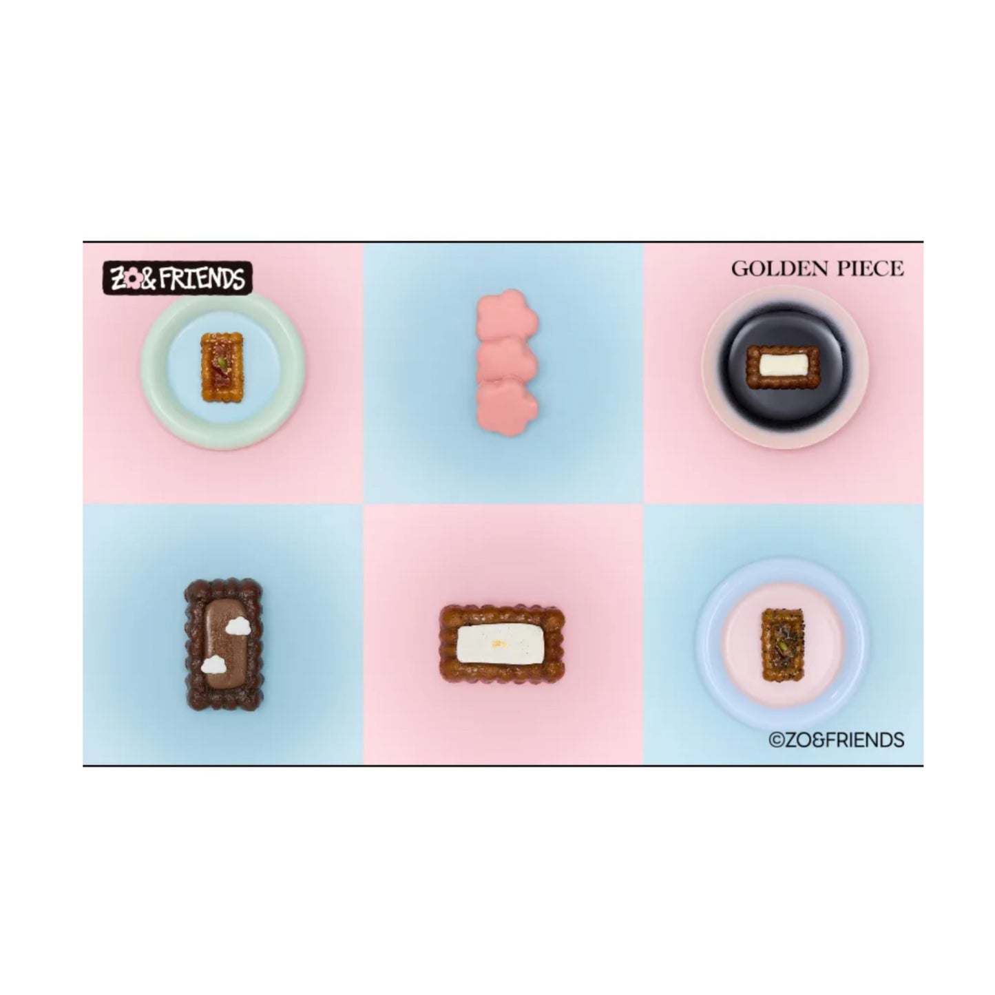 (PRE-ORDER) GOLDEN PIECE x GDRAGON ZOA ZO&FRIENDS - YAKGWA SET