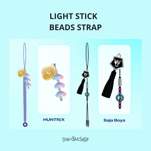(PRE-ORDER) KPOP DEMON HUNTERS POP-UP STORE - LIGHTSTICK BEADS STRAP