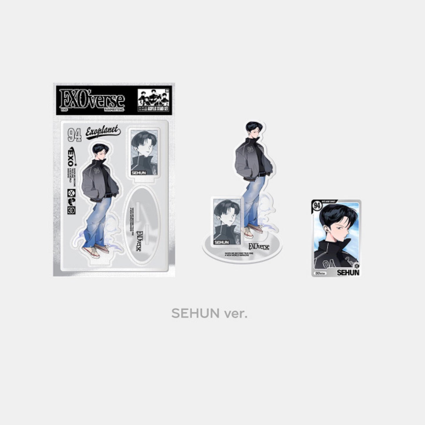 (PRE-ORDER) EXO FANMEETING <EXO’verse> - ILLUSTRATION ACRYLIC STAND SET