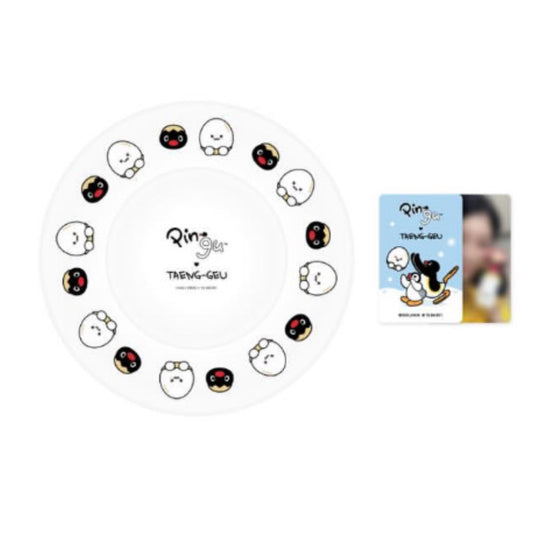 (PRE-ORDER) TAEYEON PINGU meets TAENG-GEU POP-UP STORE - GLASS PLATE