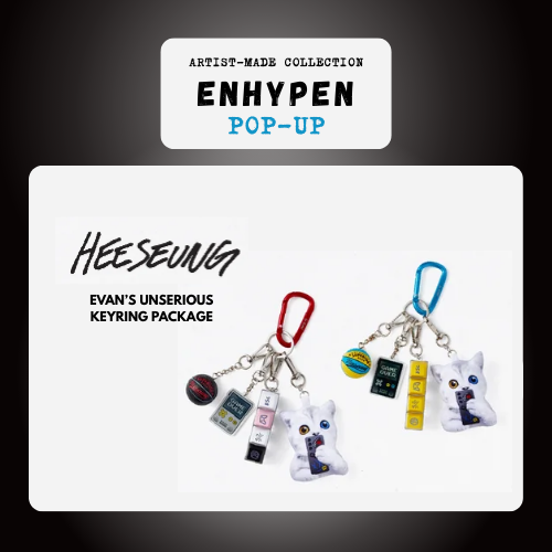(PRE-ORDER) ENHYPEN Artist-Made Collection Pop-Up - Evan’s Unserious Keyring Package