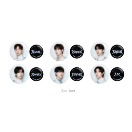 (PRE-ORDER) MONSTA X WORLD TOUR [THE X : NEXUS] - RANDOM PIN BUTTON SET